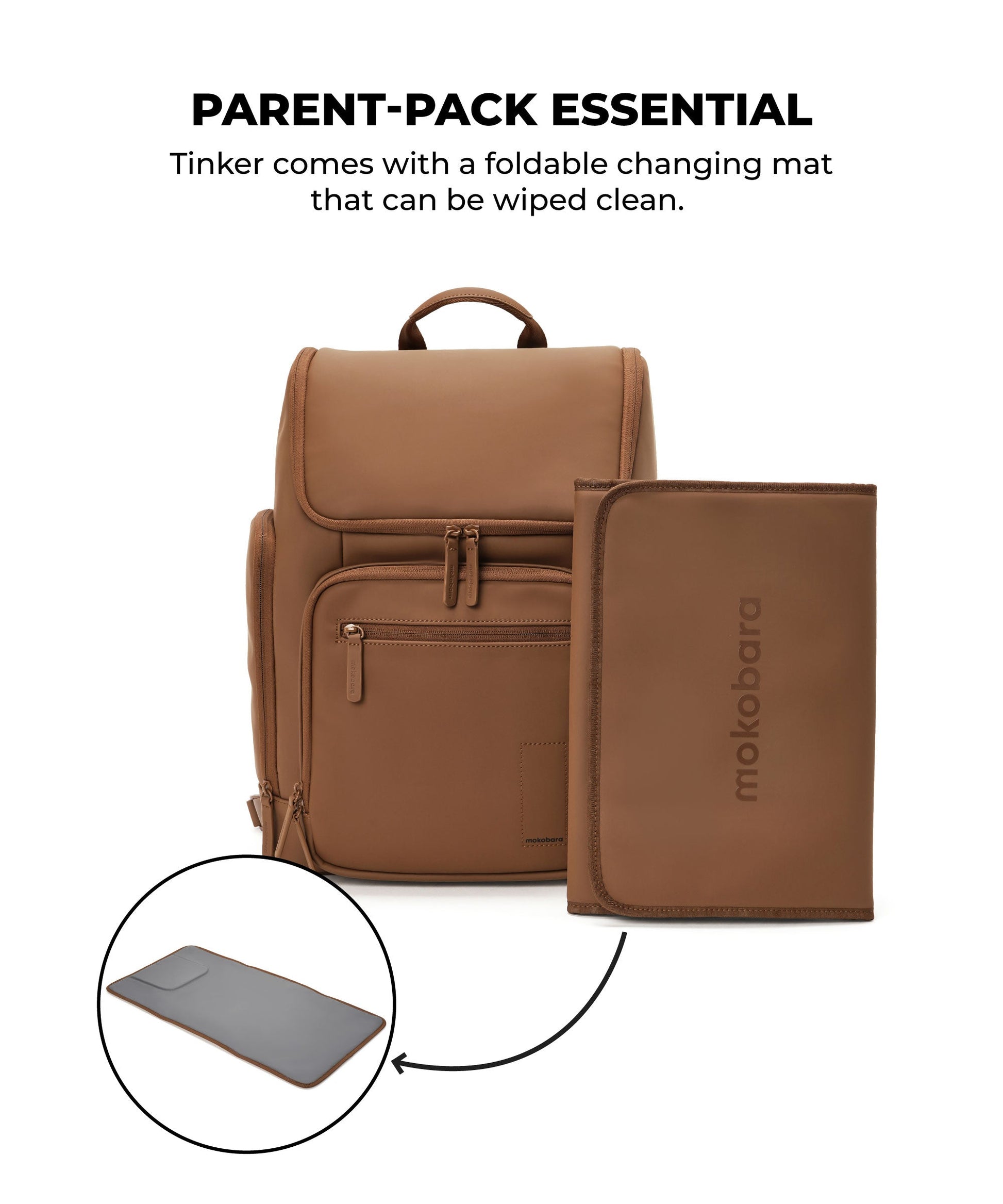 The Tinker Diaper Backpack - 23L | Mokobara at Broadway