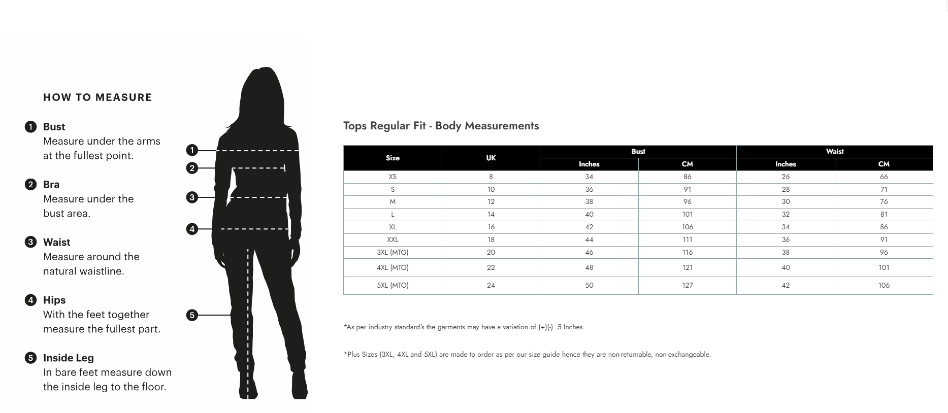 Size Guide