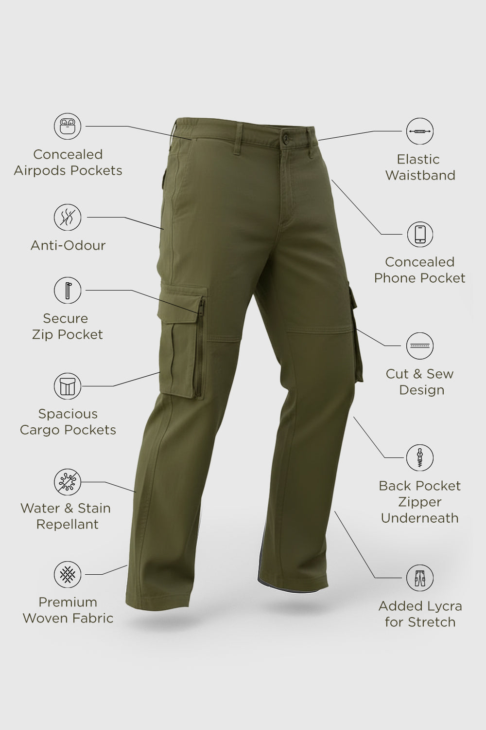 Travel Cargo Pants