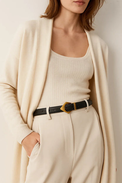Triance Black Women Belt | SSN Belts at Broadway