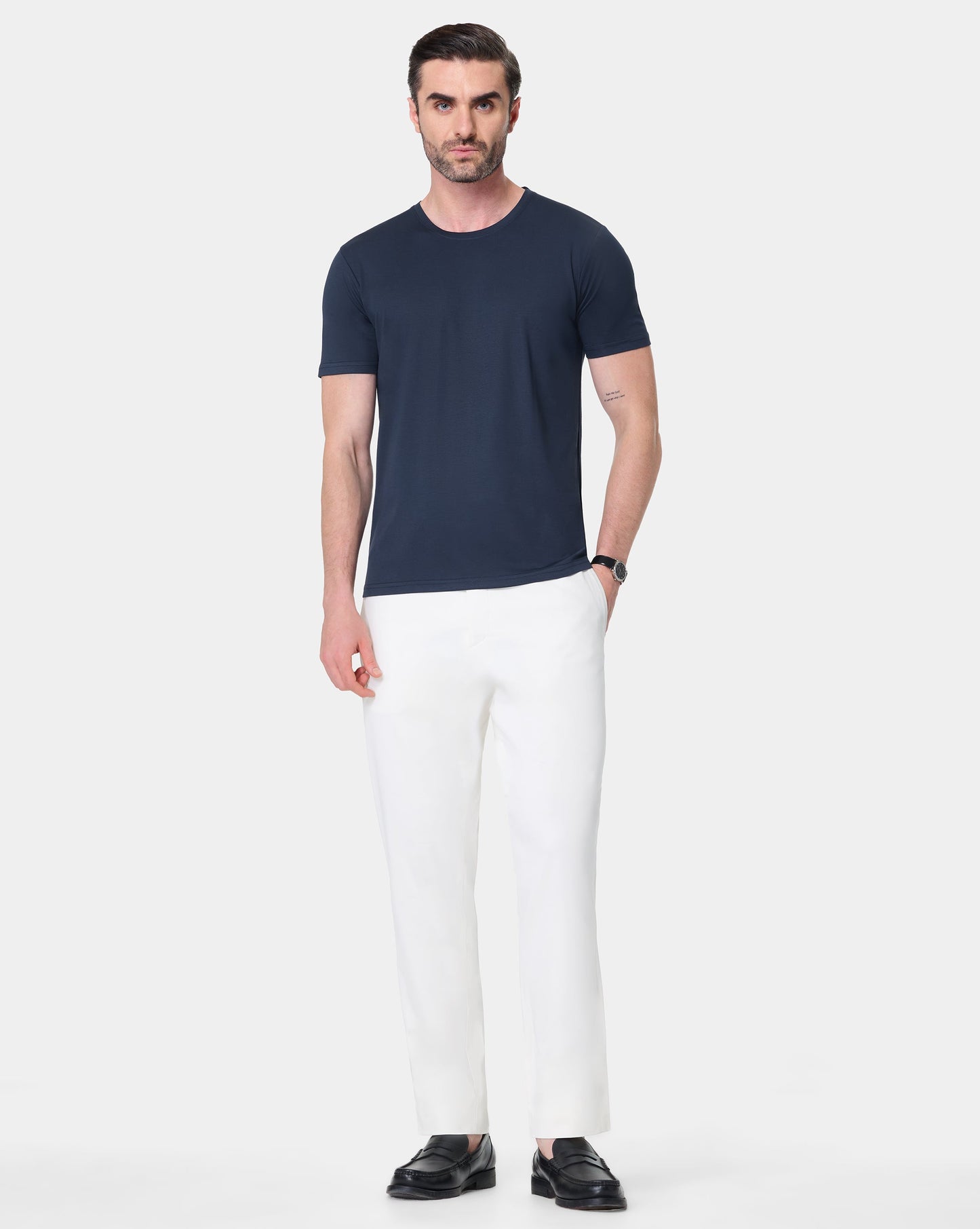 The Crew Neck T-shirt Navy