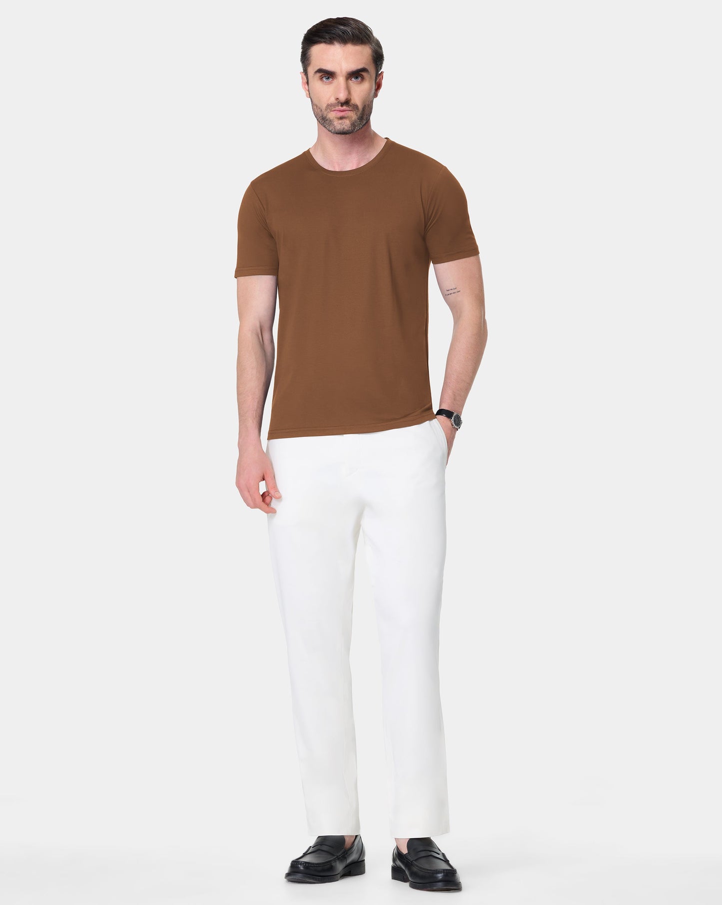 The Crew Neck T-shirt Cinnamon
