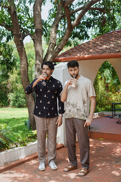 Palmshore Drift Printed Cuban Collar Shirt | Hamptons at Broadway