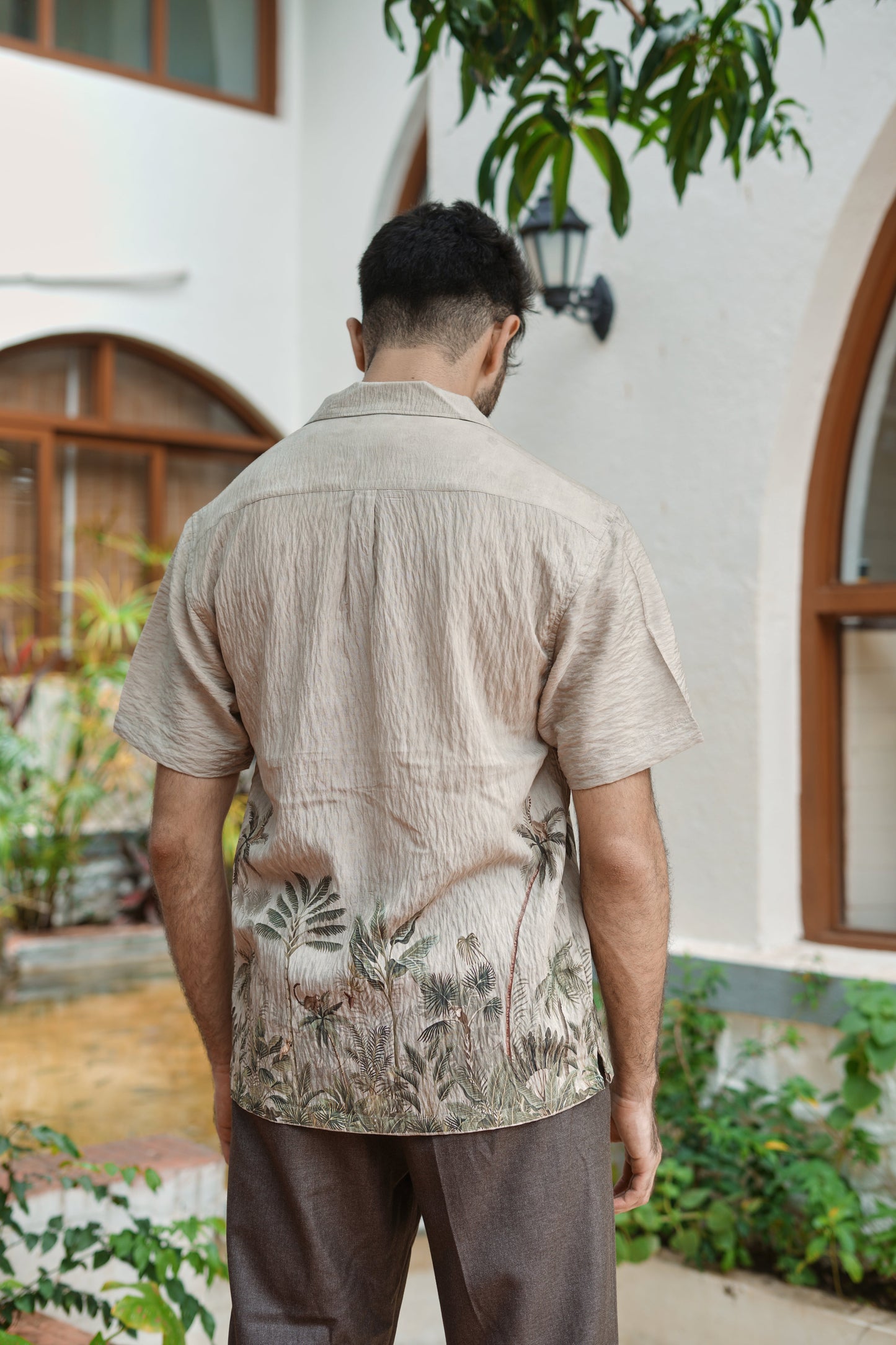 Palmshore Drift Printed Cuban Collar Shirt | Hamptons at Broadway