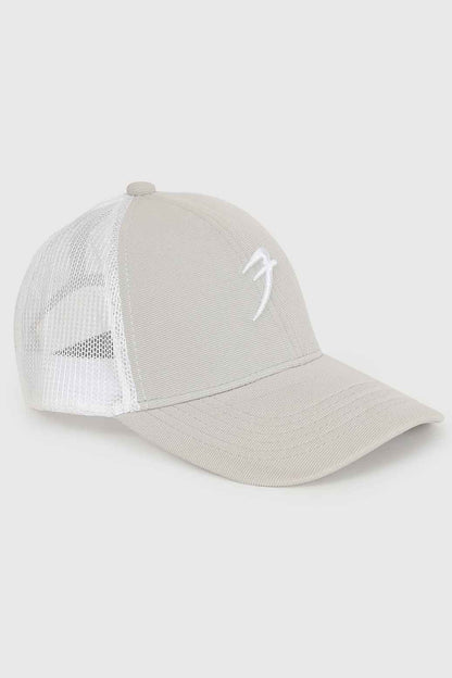 Urban Trucker cap Light Grey /White