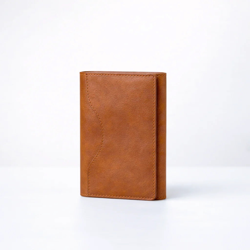 Bigsmall MagFold Wallet Tan