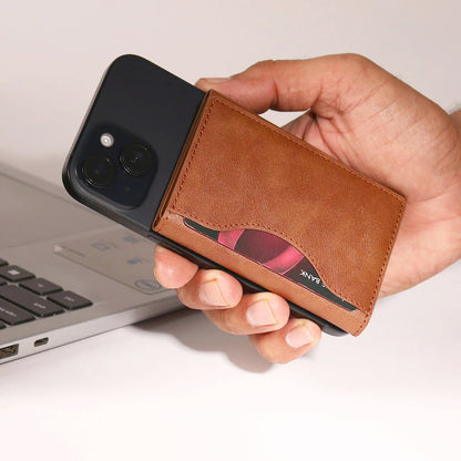 Bigsmall MagFold Wallet Tan