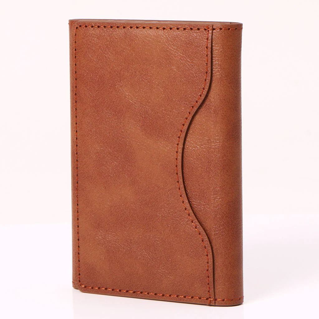 Bigsmall MagFold Wallet Tan