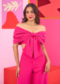 Emily in Paris: Pink Bow Top | The Clothing Factory at Broadway