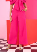 Emily in Paris: Pink Wide Leg Trousers | The Clothing Factory at Broadway