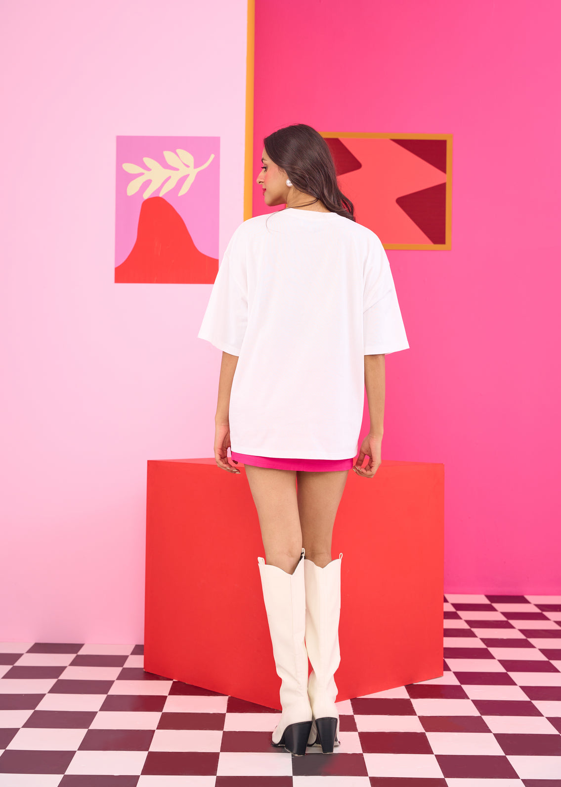 Emily in Paris: Oversized White T-shirt | The Clothing Factory at Broadway