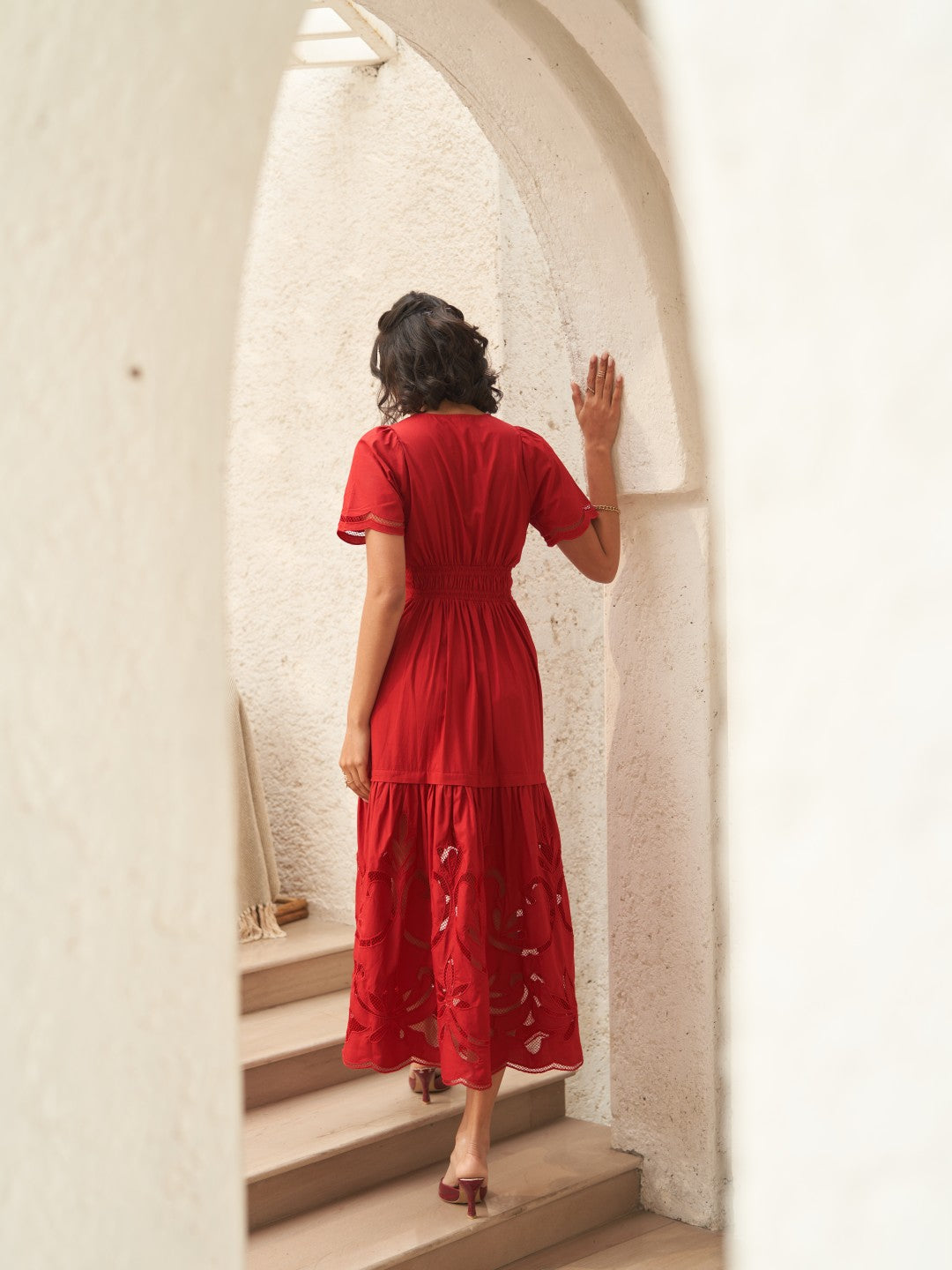 Ava Cutwork Dress | Style Island at Broadway