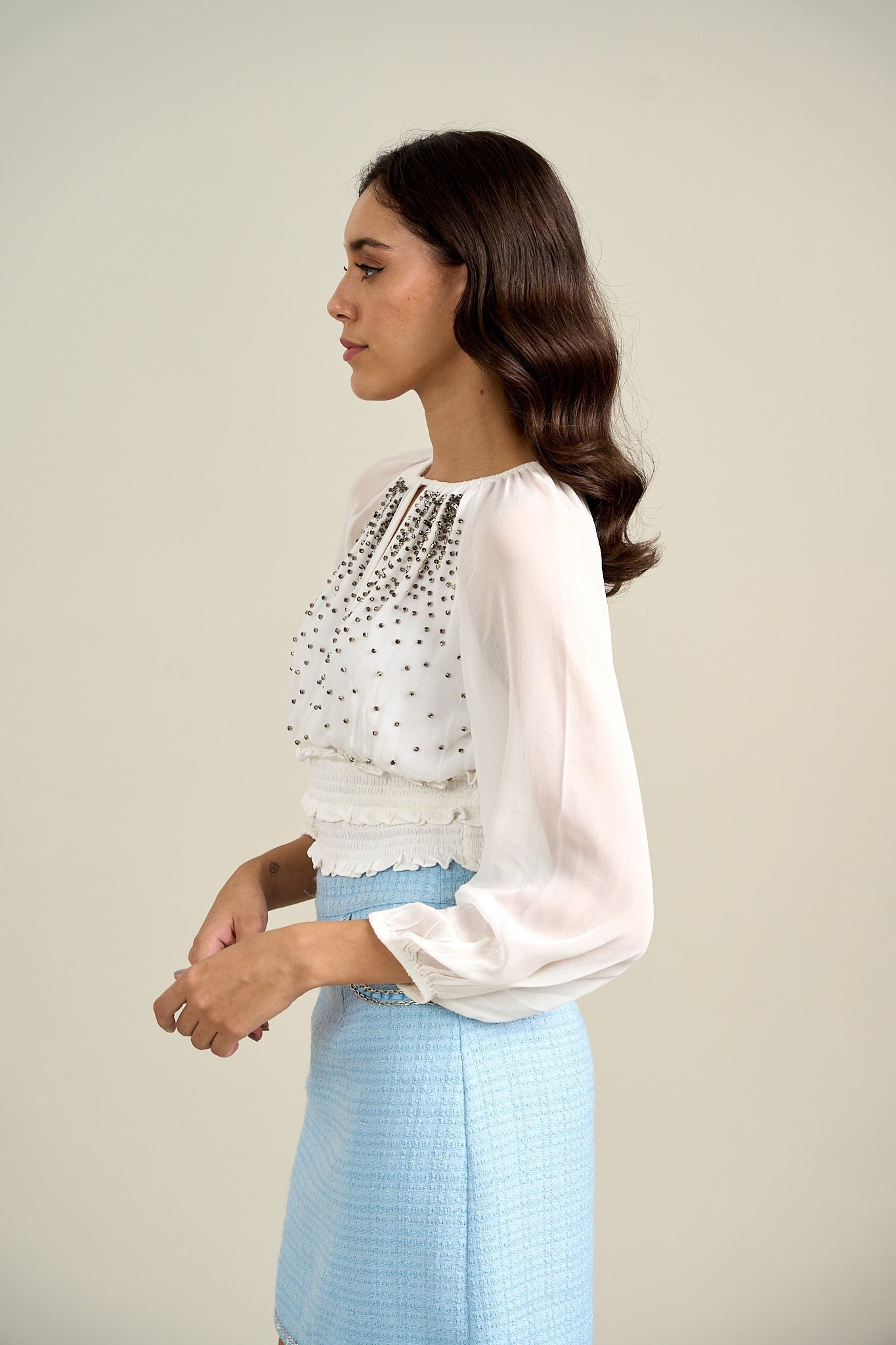 Freya Smocking Top | Style Island at Broadway