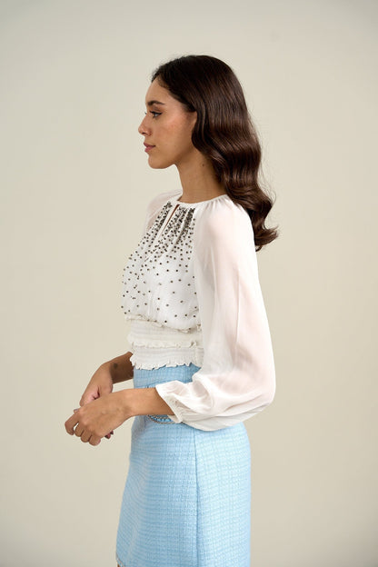 Freya Smocking Top | Style Island at Broadway