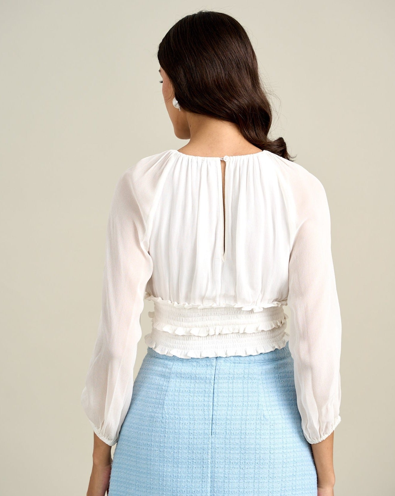Freya Smocking Top | Style Island at Broadway