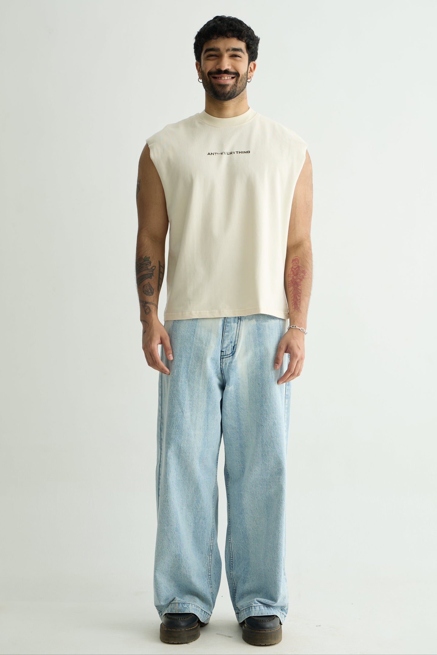 Chapter2Drip Beige Anti-Everything Club vest â€” view 2
