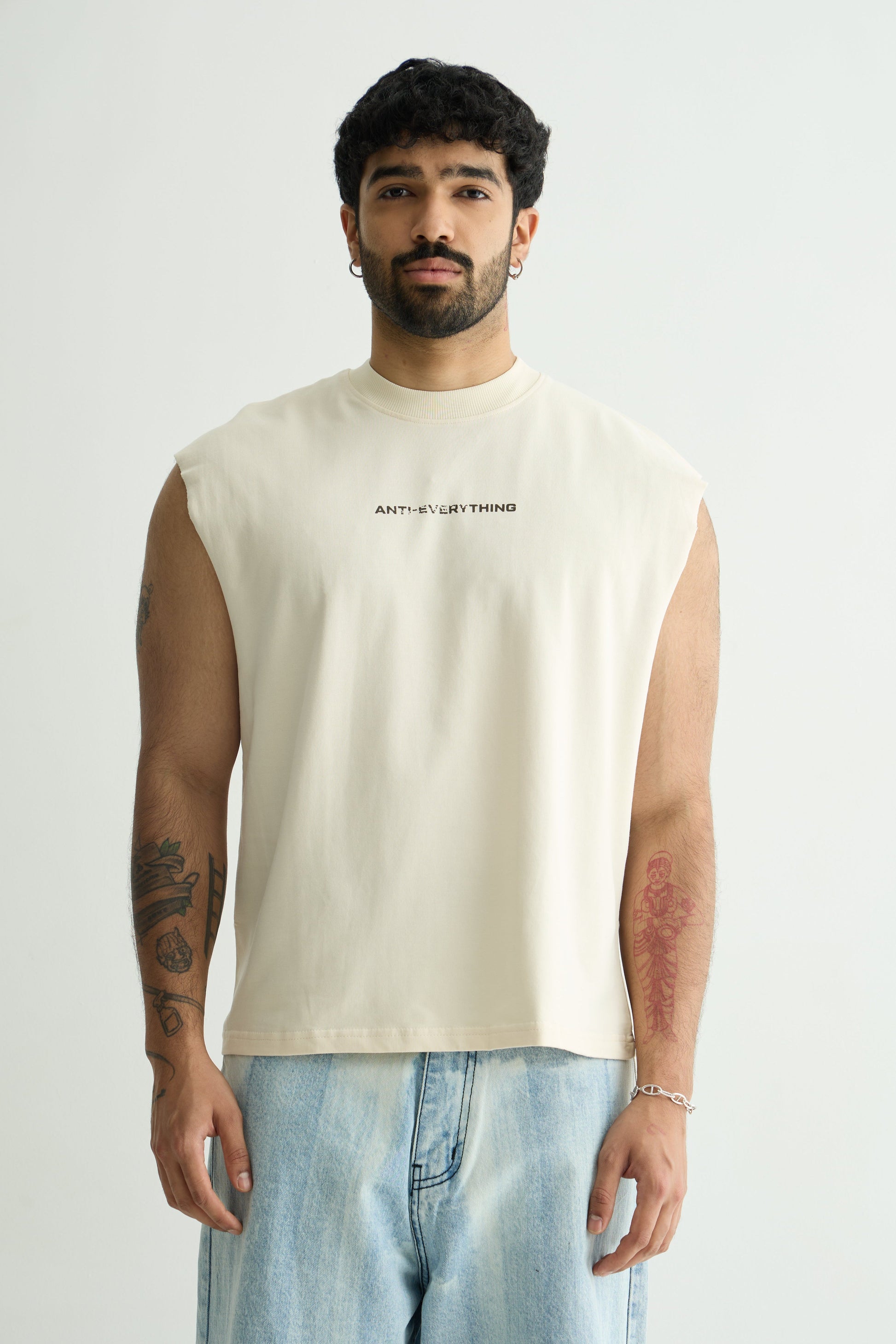 Chapter2Drip Beige Anti-Everything Club vest