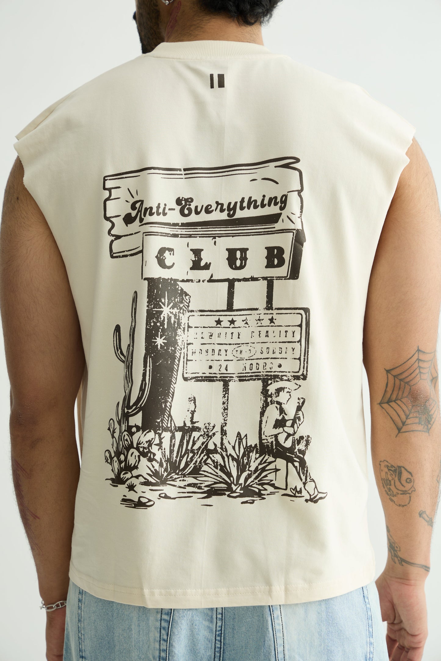 Chapter2Drip Beige Anti-Everything Club vest â€” view 6