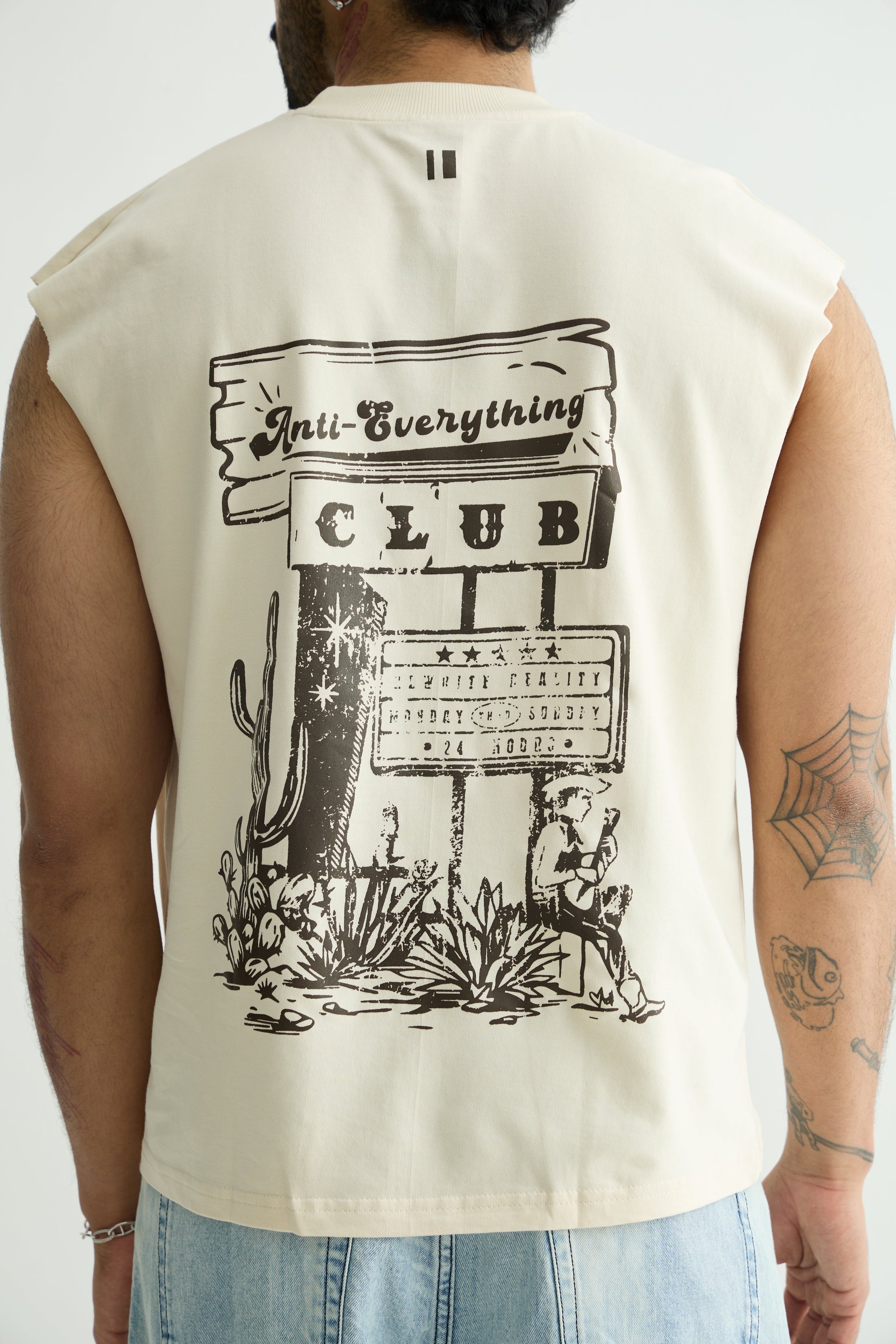 Chapter2Drip Beige Anti-Everything Club vest â€” view 6