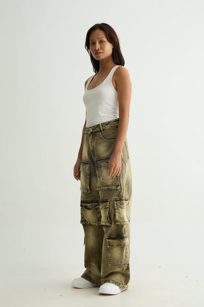 Mocha Wash Utility Cargo