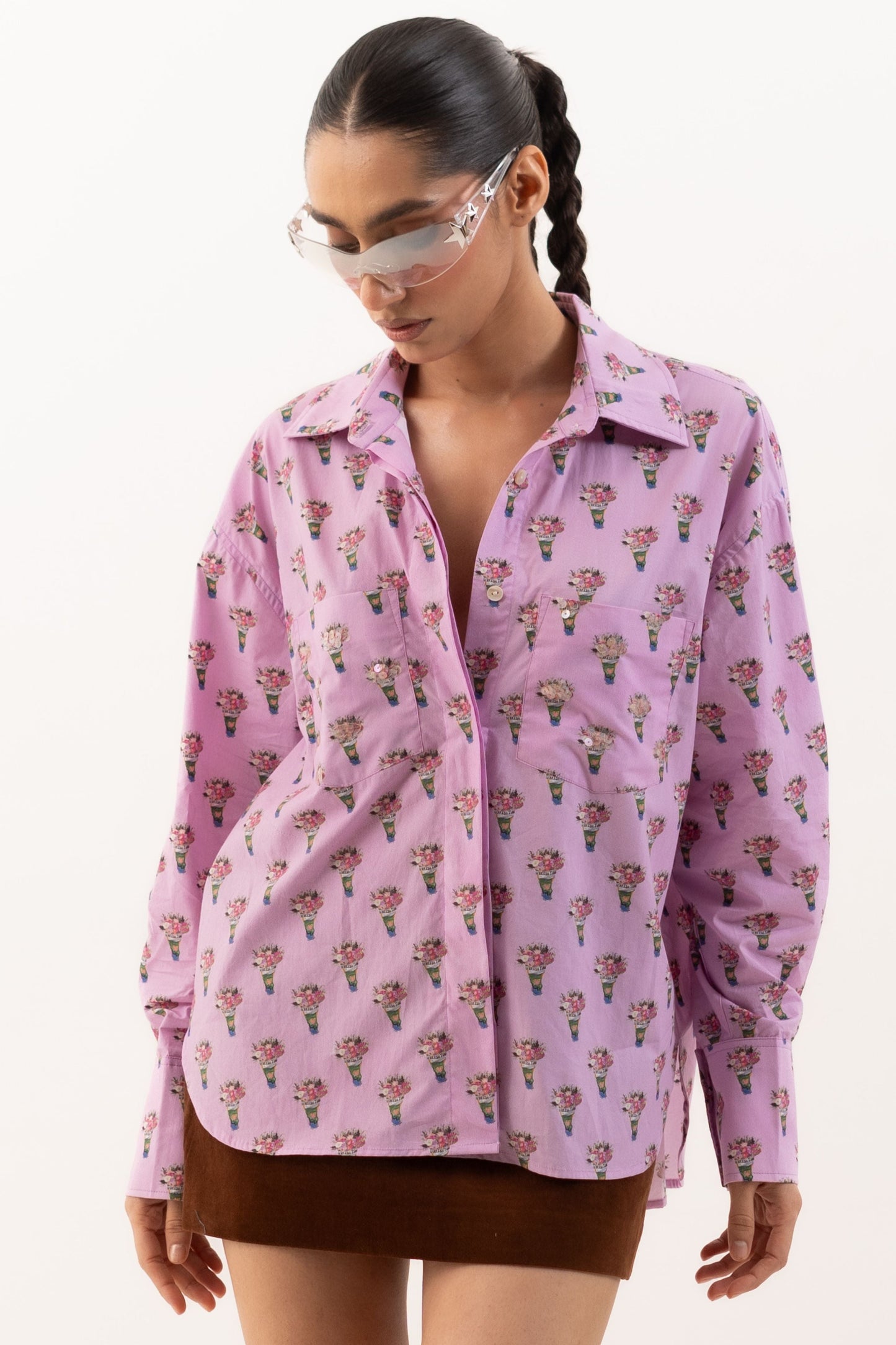 Bouquet Shirt | House of Mae at Broadway