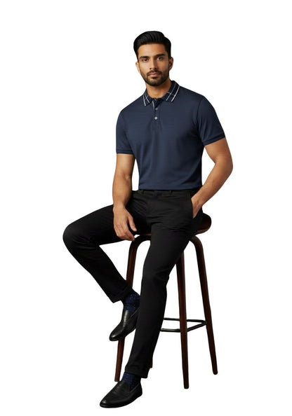 The Riviera Liquid Polo Navy