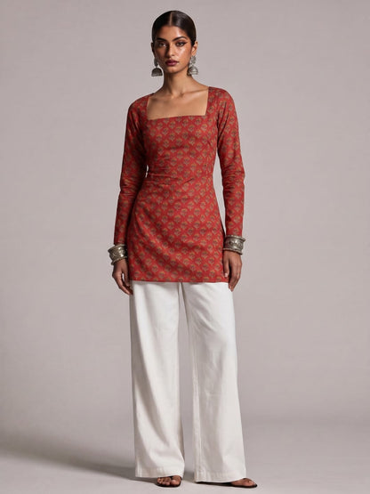 Ishara Sleeved Corset Kurti