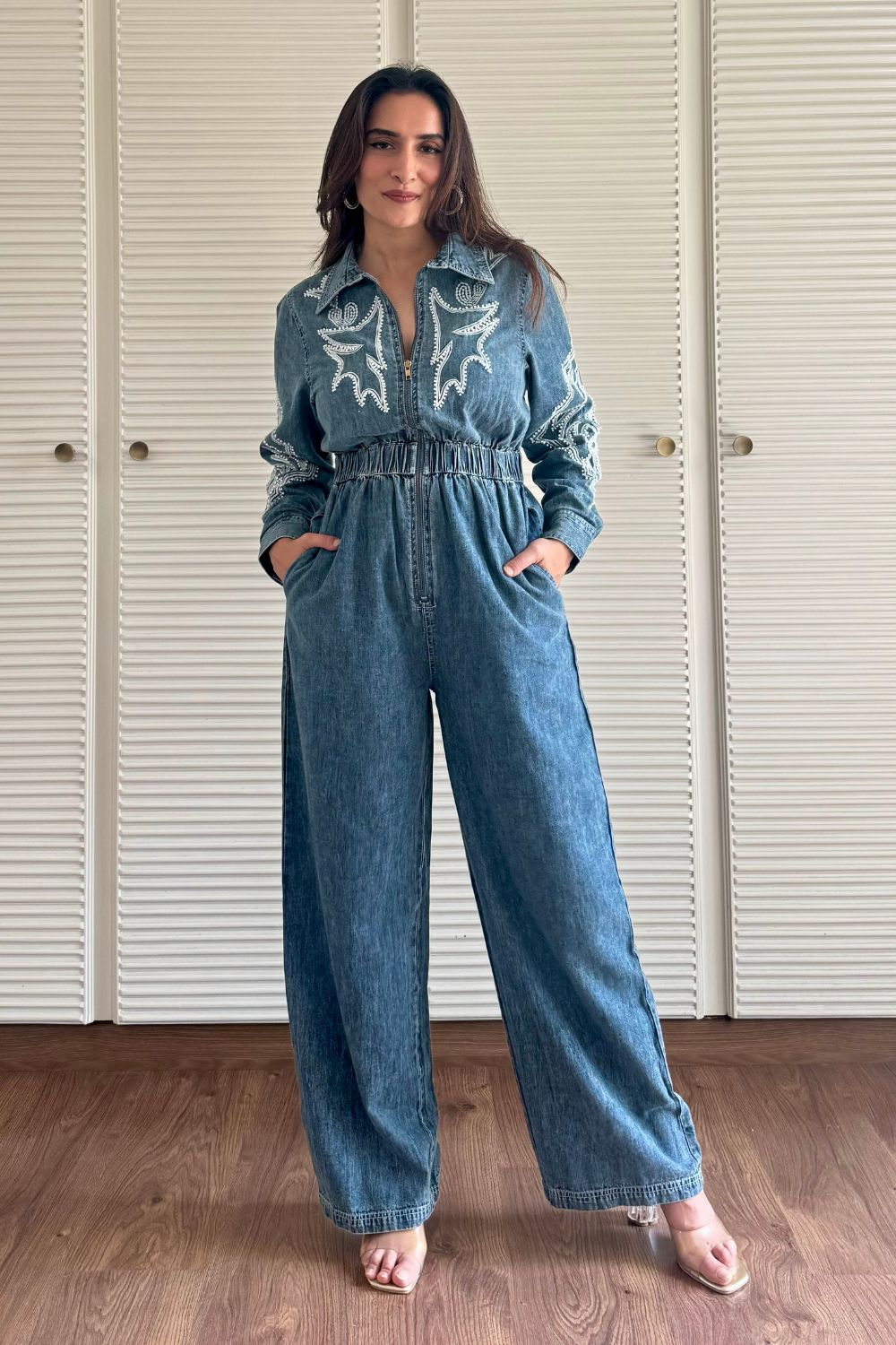 Lisa Denim Jumpsuit | Style Island at Broadway