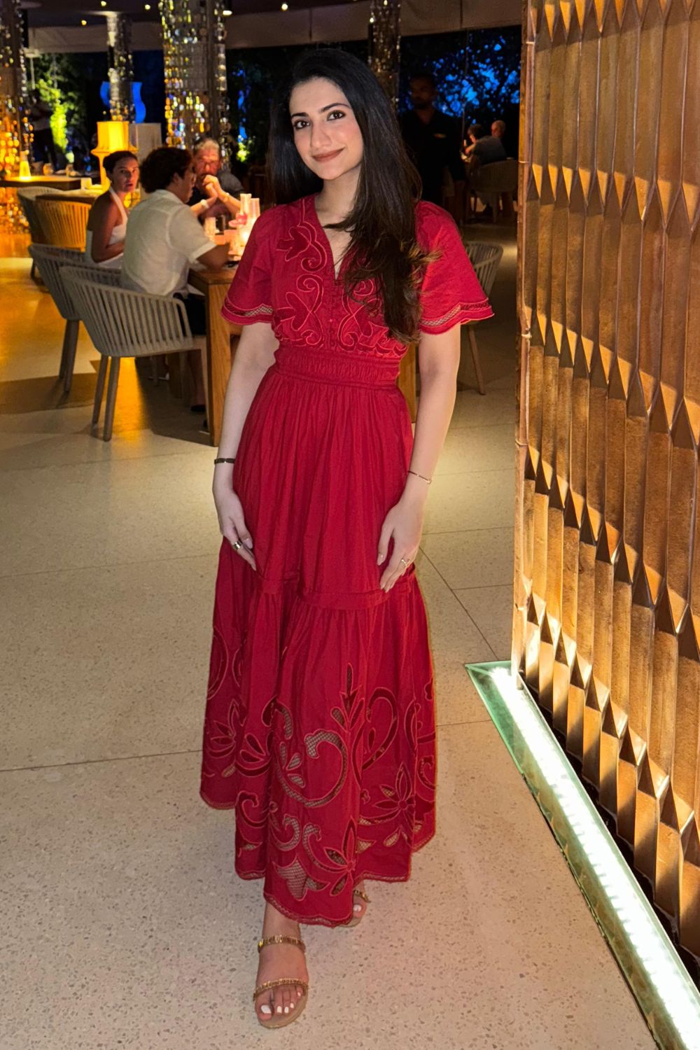 Ava Cutwork Dress | Style Island at Broadway