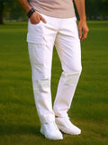 Urbanite White 8-Pocket Cargo Pants | Kingdom Of White at Broadway