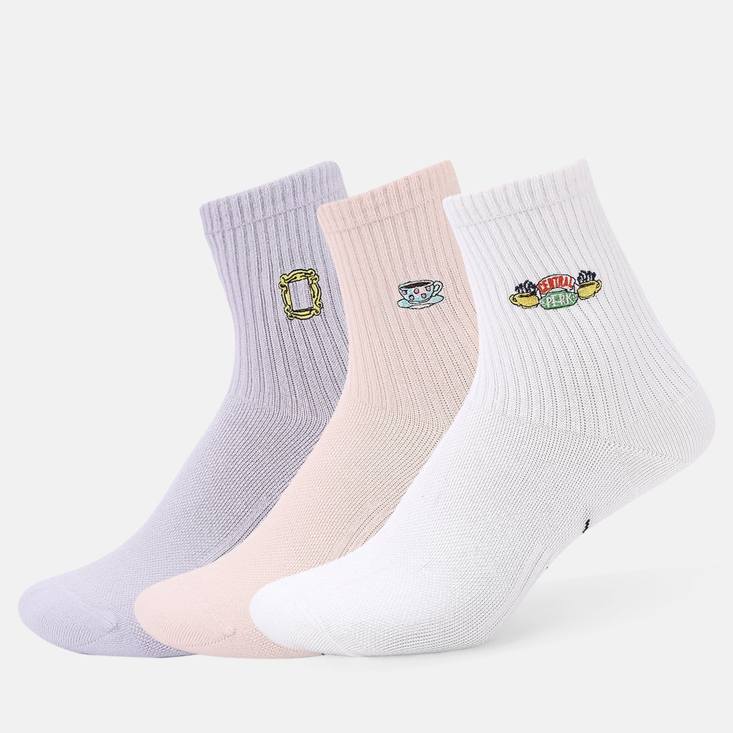 Womens F.R.I.E.N.D.S Themed High Ankle Socks