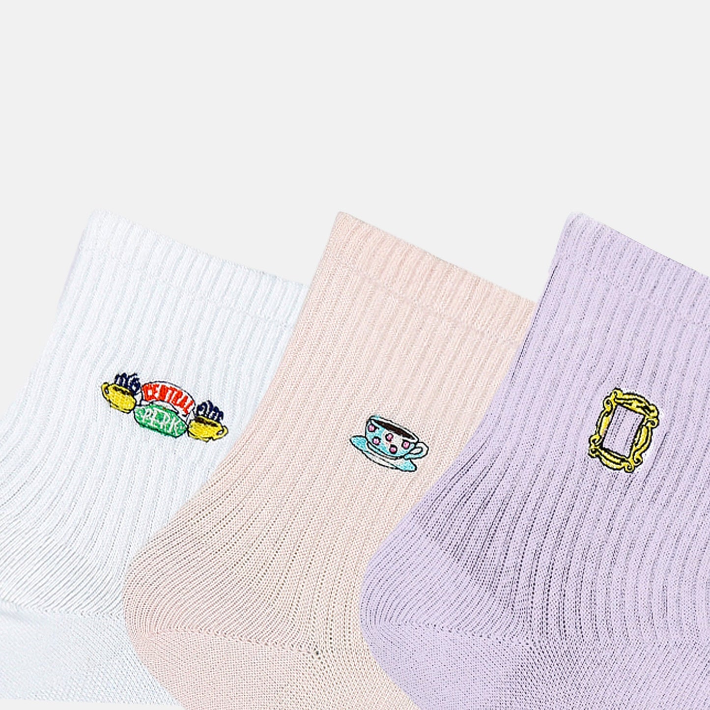 Womens F.R.I.E.N.D.S Themed High Ankle Socks
