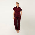 The Shirt-Pant Co-Ord - Maroon