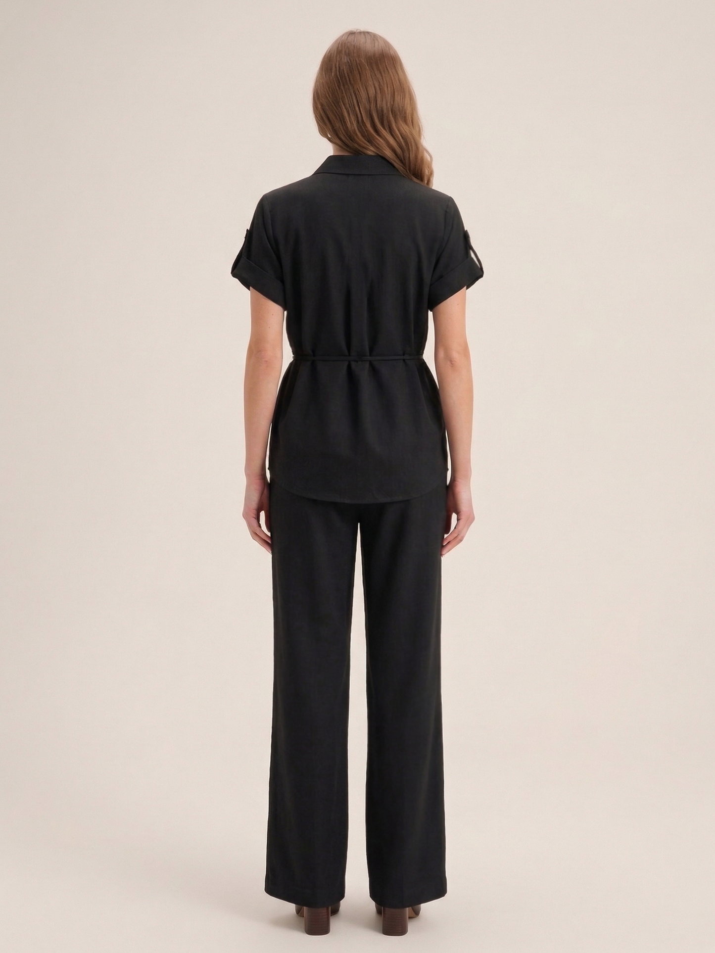 The Shirt-Pant Co-Ord - Black