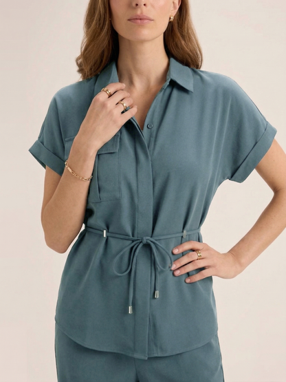 The Shirt-Pant Co-Ord - Slate
