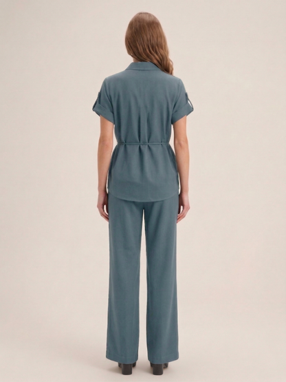 The Shirt-Pant Co-Ord - Slate