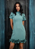 Sage Rose Tulip Dress