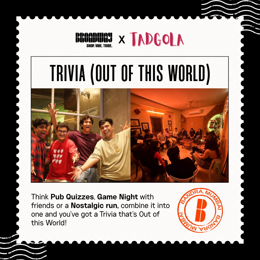 19th July | 4 - 5 PM | Bandra, Mumbai