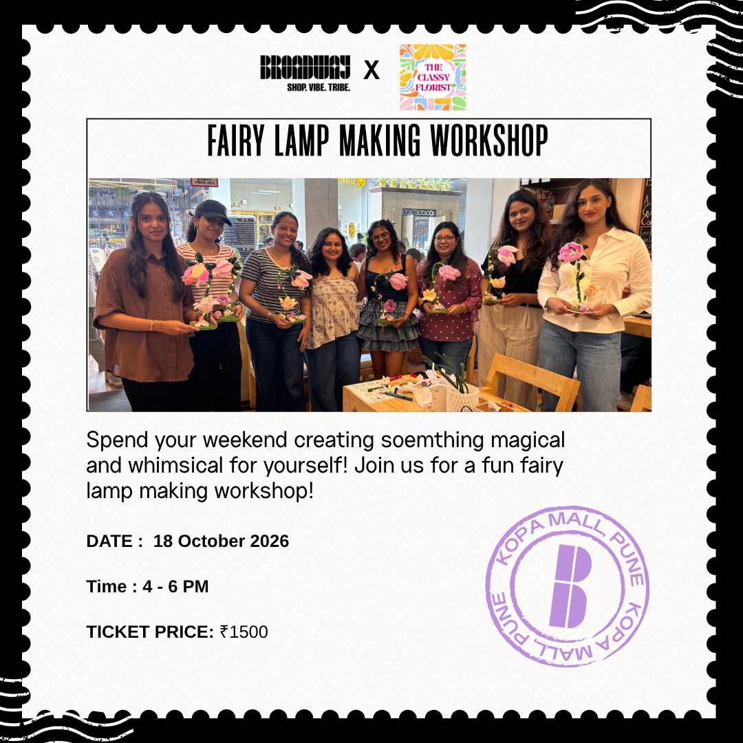 18th Oct | 4 PM – 6 PM | KOPA Mall, Koregaon Park, Pune