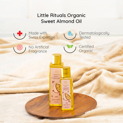 Wood-Pressed Organic Sweet Almond Oil