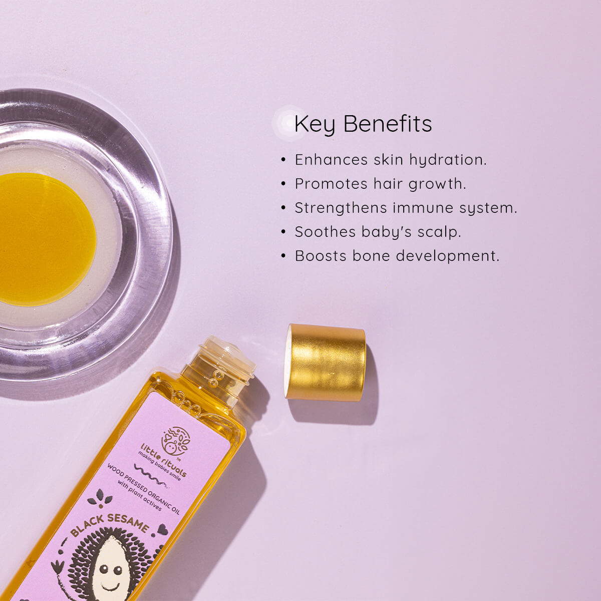 Wood-Pressed Organic Black Sesame Oil