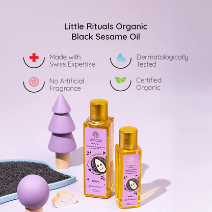 Wood-Pressed Organic Black Sesame Oil