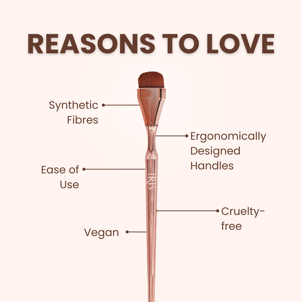 Luminous Hd Concealer Brush | Iris Cosmetics at Broadway