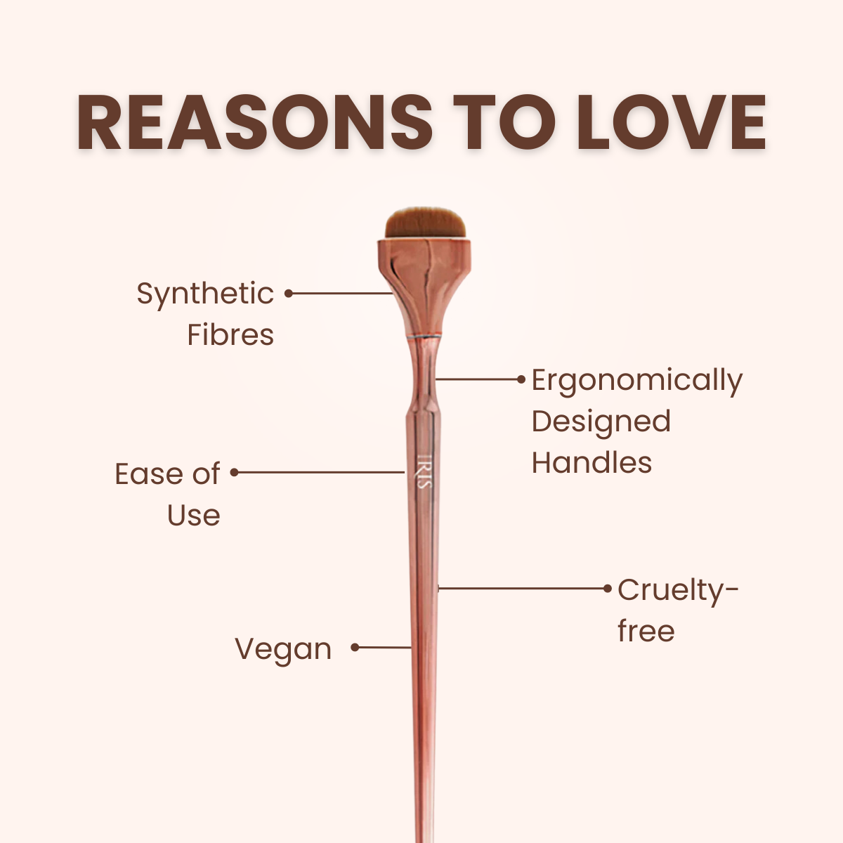 Luminous Hd Nose Contour Brush | Iris Cosmetics at Broadway