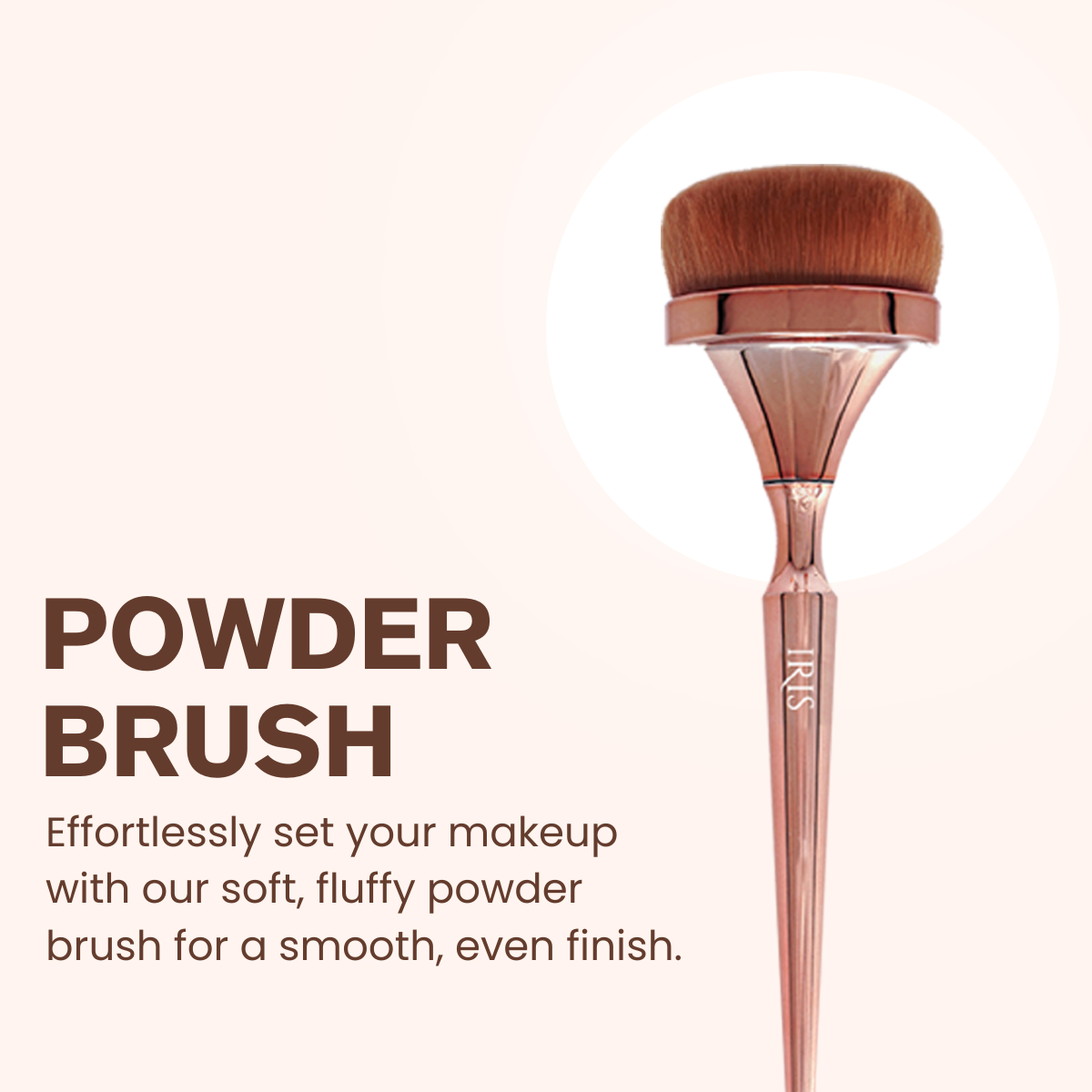 Luminous Hd Powder Brush | Iris Cosmetics at Broadway