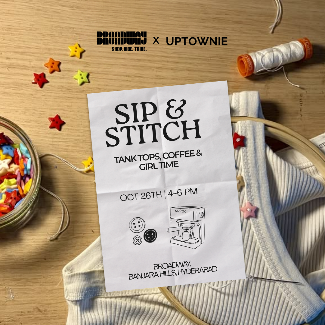 25th OCT | 4 - 6 PM | Banjara Hills, Hyderabad