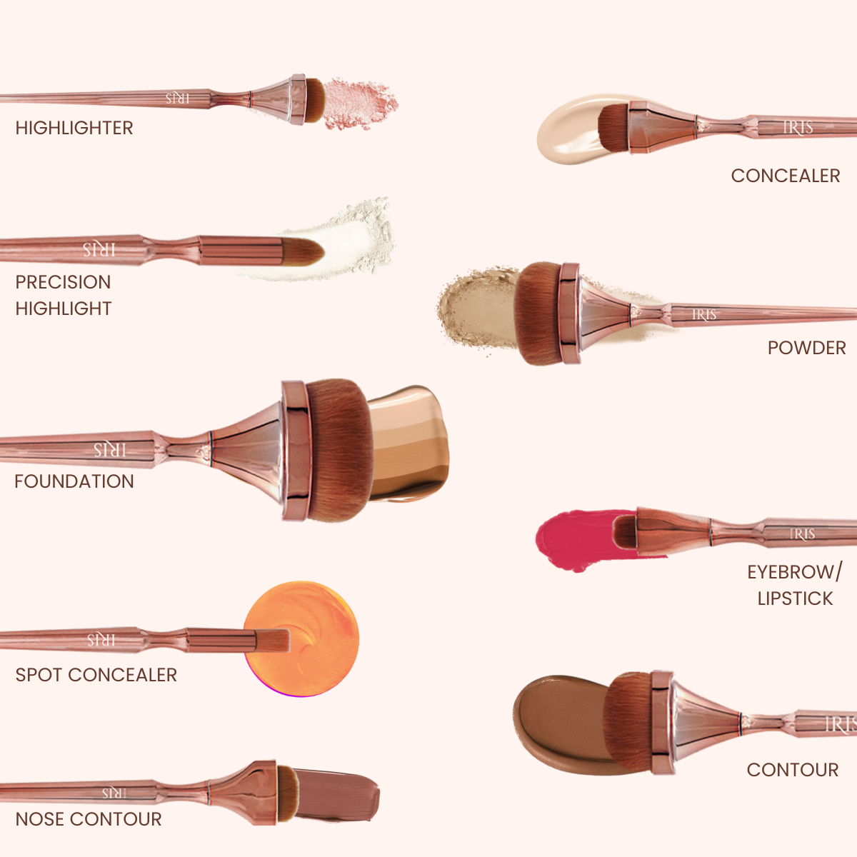 Luminous Hd Lip Brush/Eyebrow Brush