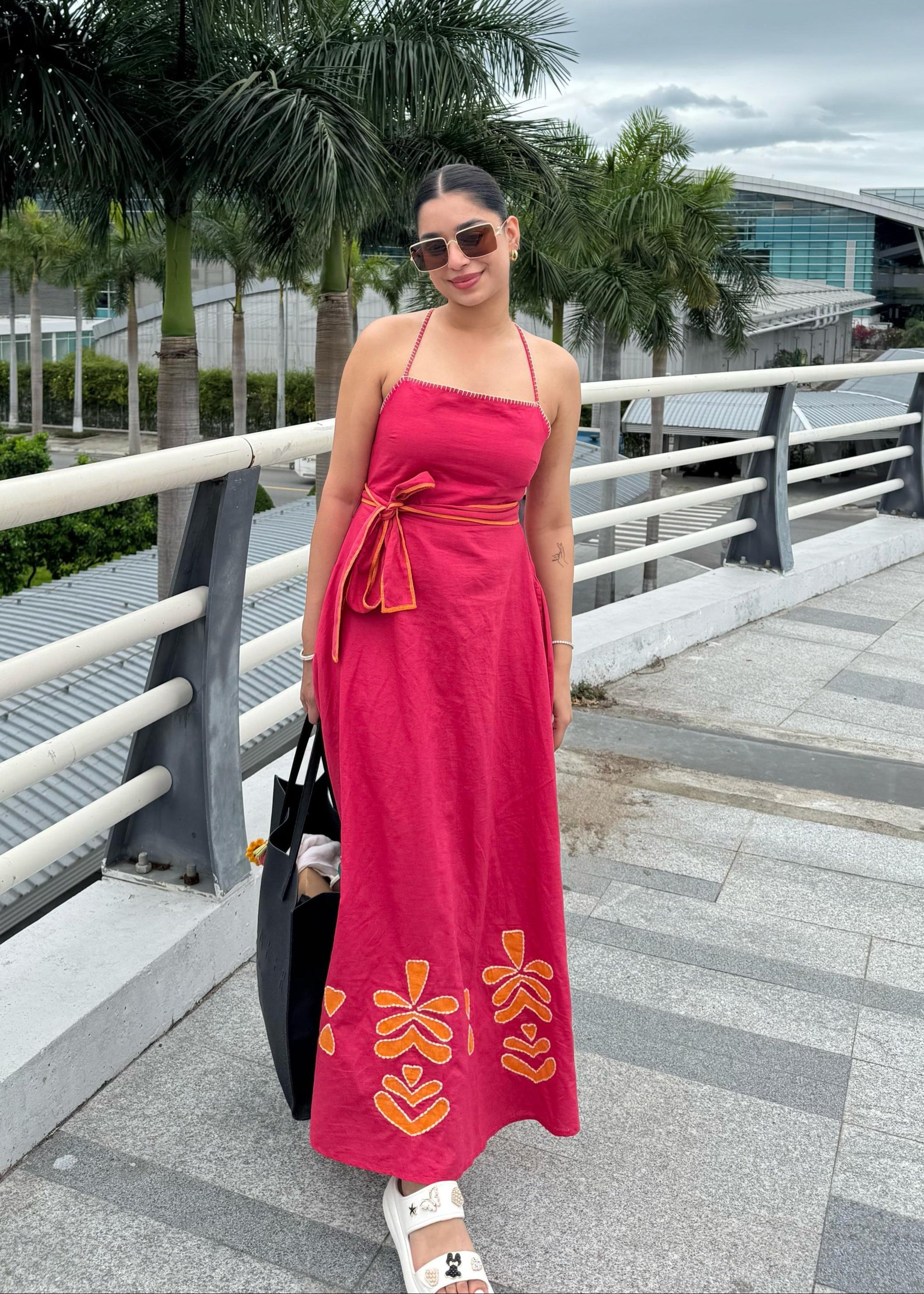 Clara Linen Blend Maxi | Style Island at Broadway