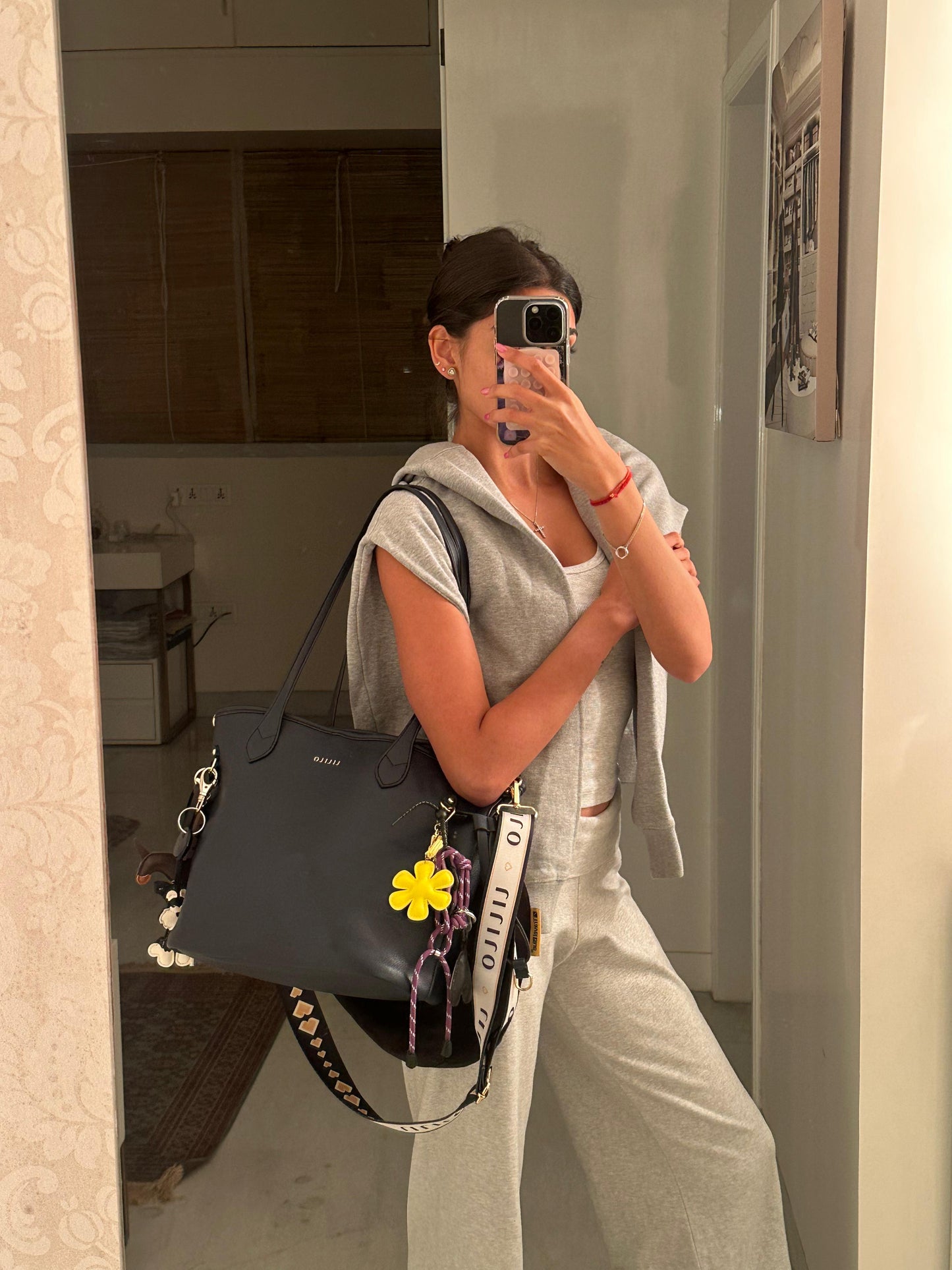 Two Faced Reversible Tote Bag - Pouch