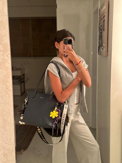 Two Faced Reversible Tote Bag - Pouch